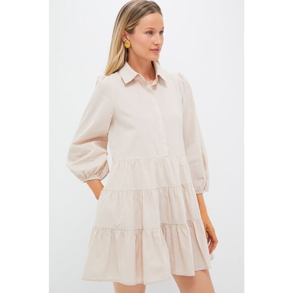 POMANDER PLACE Sandstone Mabel Mini Dress Size XL NWT Retail $128 Tuckernuck - Picture 6 of 7